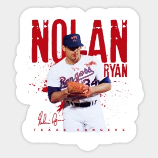 Nolan Ryan Bloody Sticker